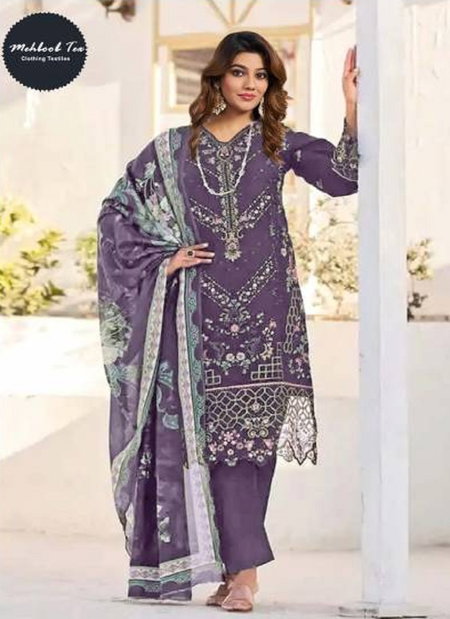Mehboob Tex 1618 B Chiffon Dupatta Pakistani Salwar Suits Suppliers In India